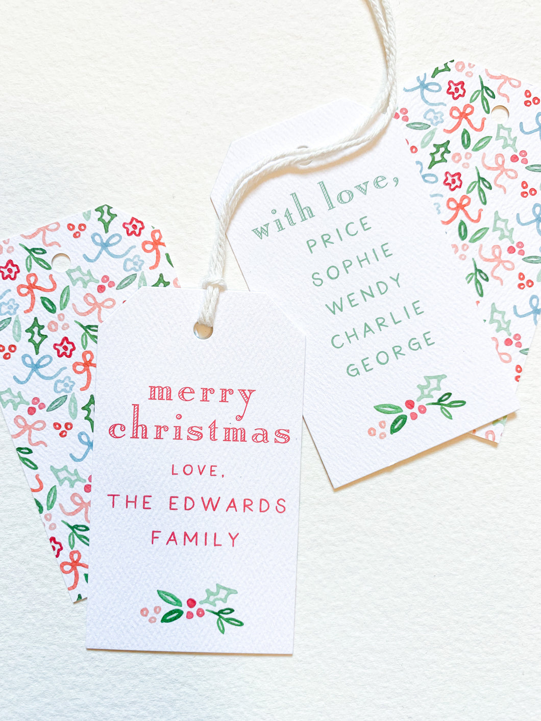 MAKING SPIRITS BRIGHT PERSONALIZED TAG