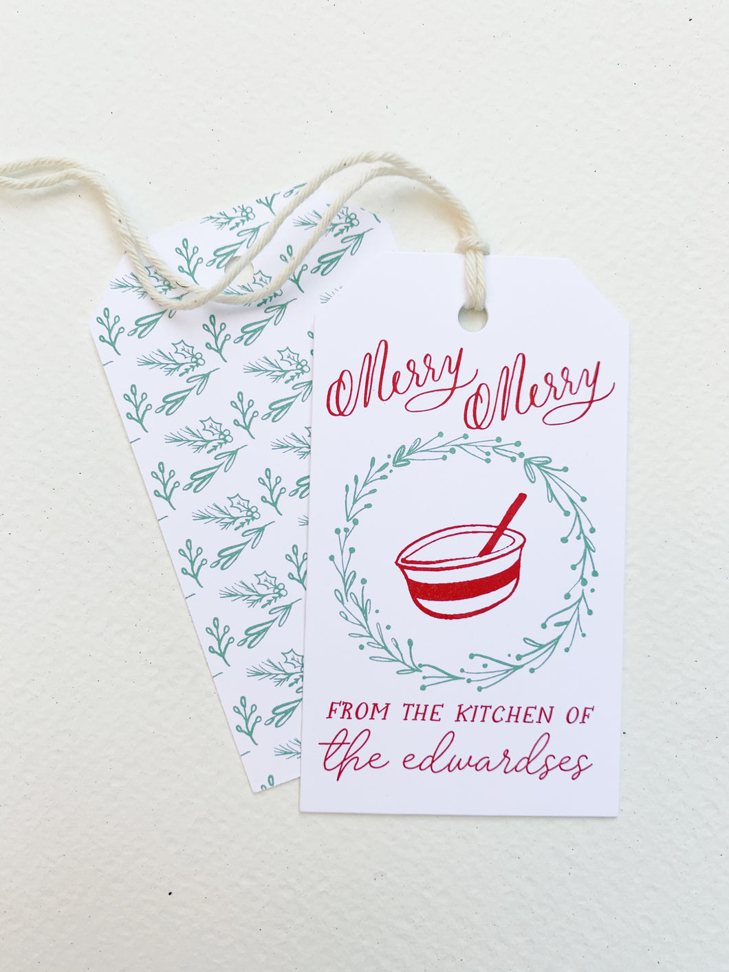 MERRY MERRY KITCHEN TAG