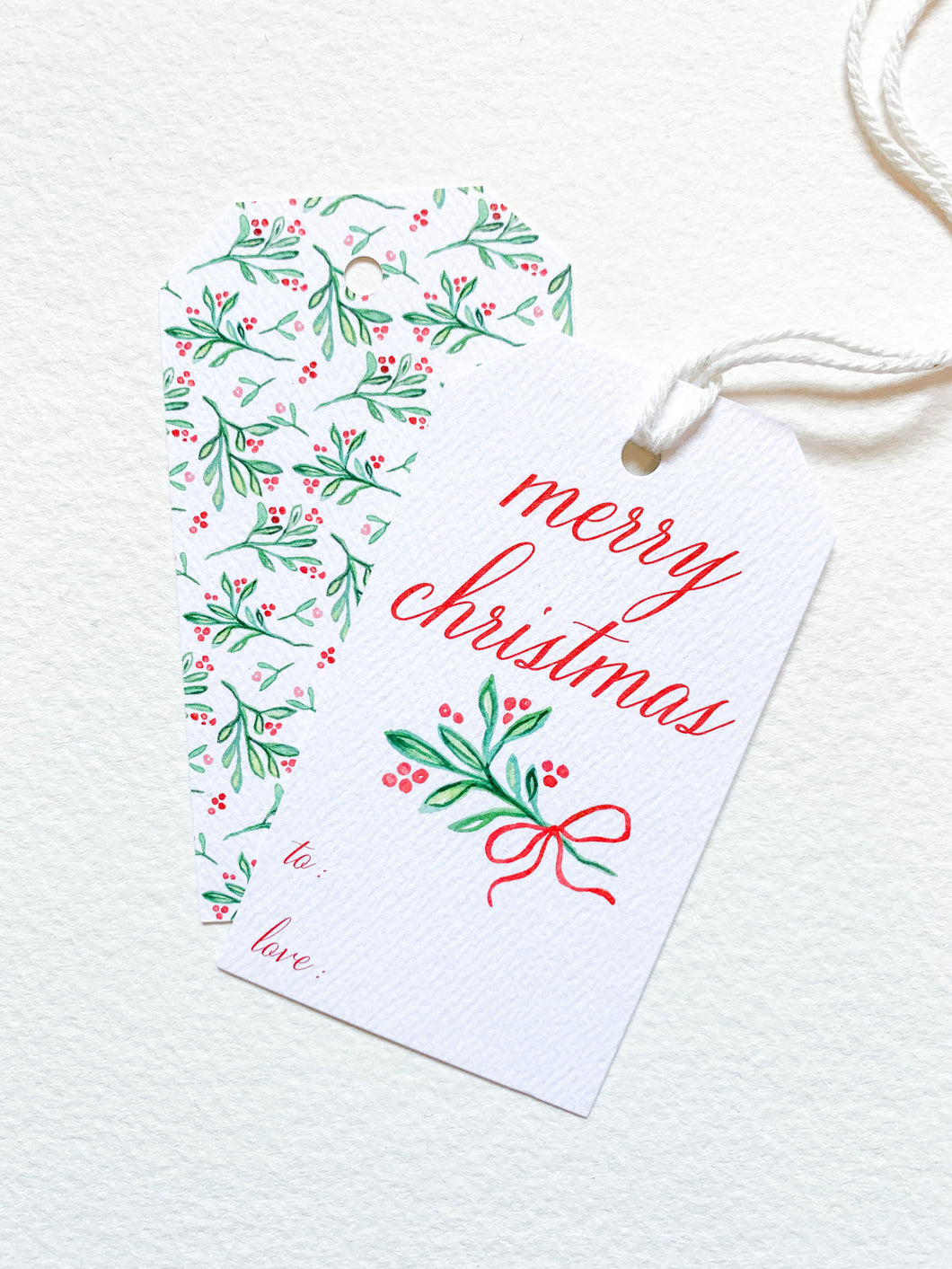MISTLETOE FILL-IN TAG (options available)