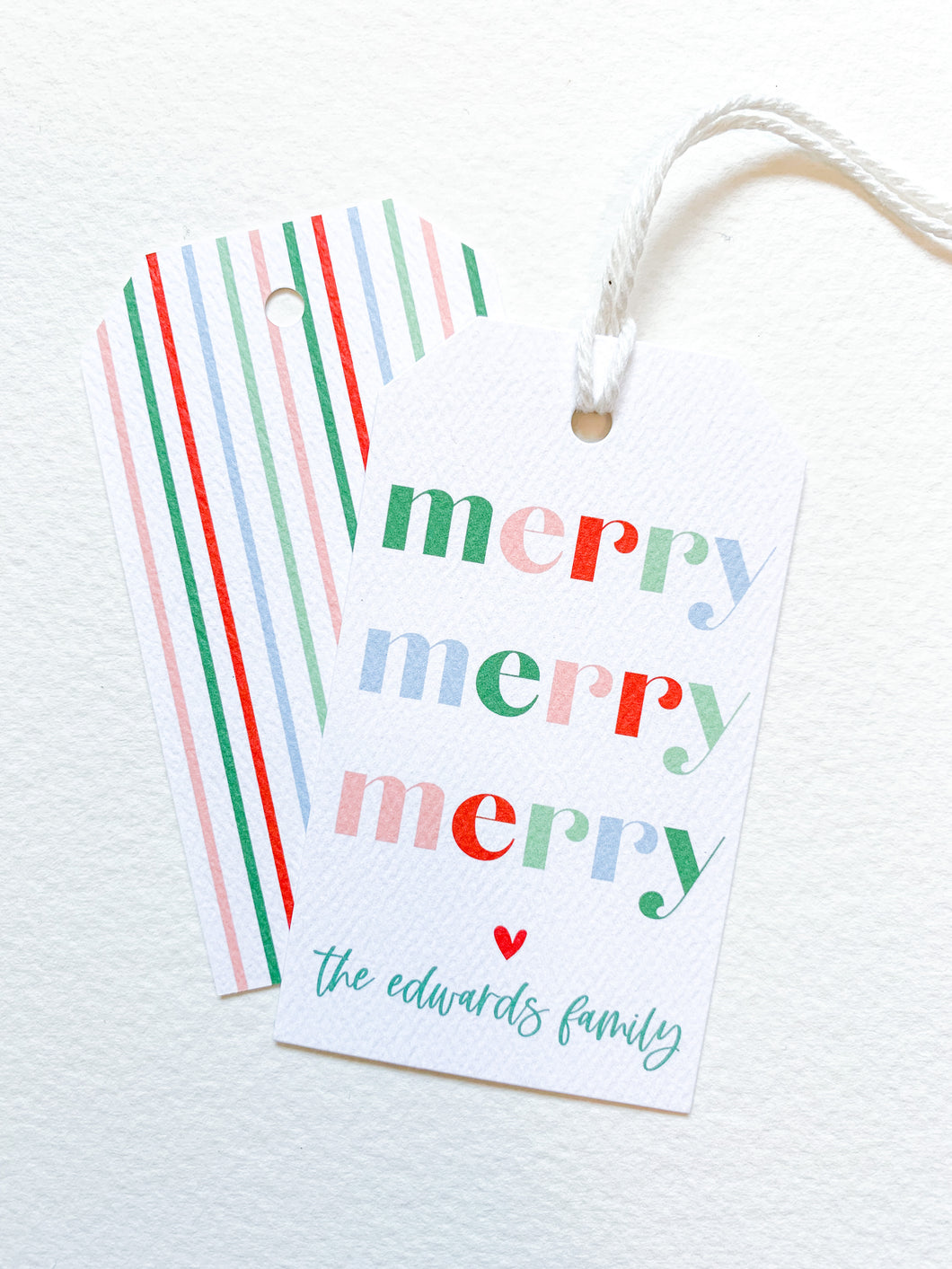 RETRO HOLIDAY TAG