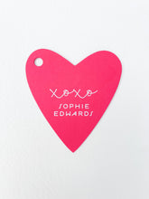 Load image into Gallery viewer, FOIL STAMPED XOXO HEART TAG
